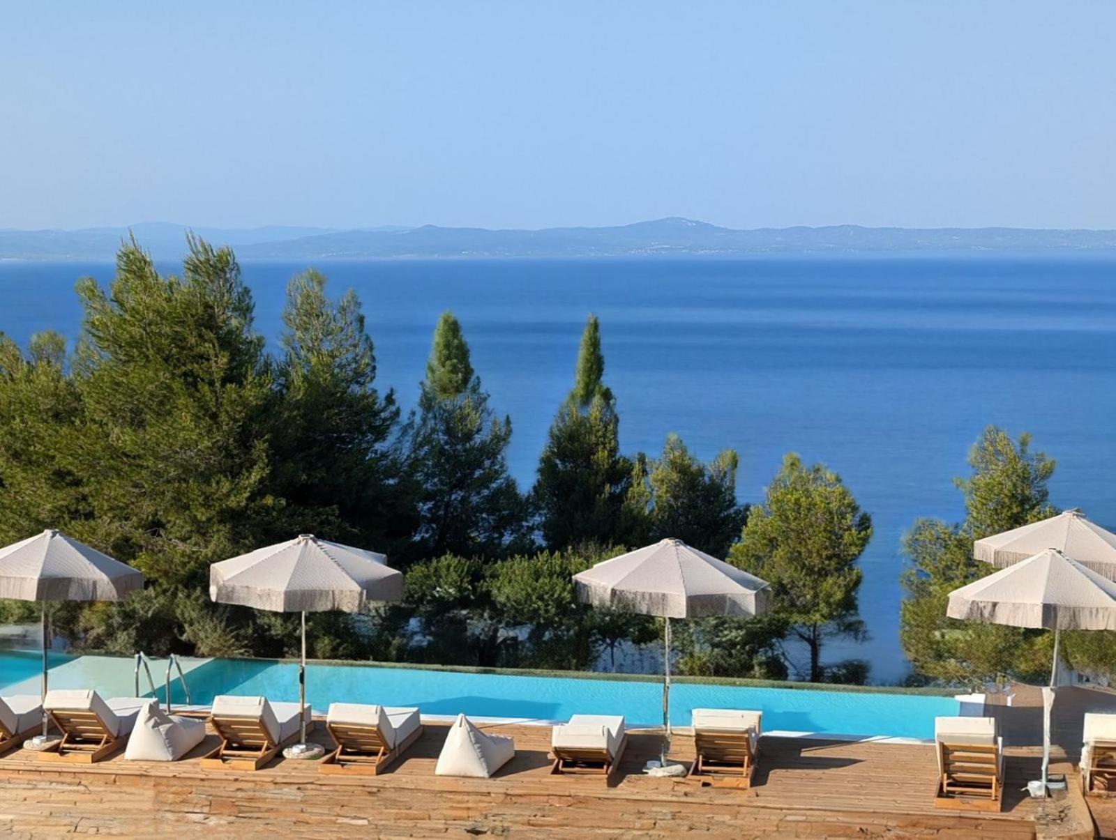 Blue Dream Afytos Aparthotel Buitenkant foto