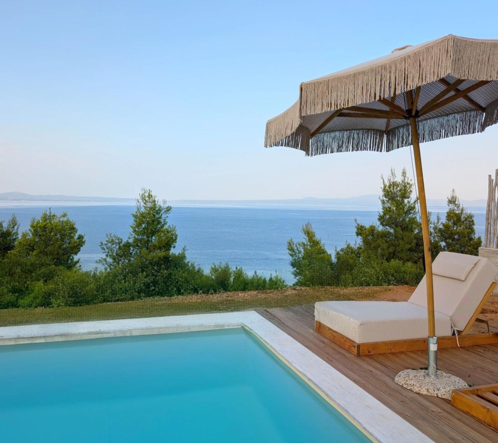 Blue Dream Afytos Aparthotel Buitenkant foto